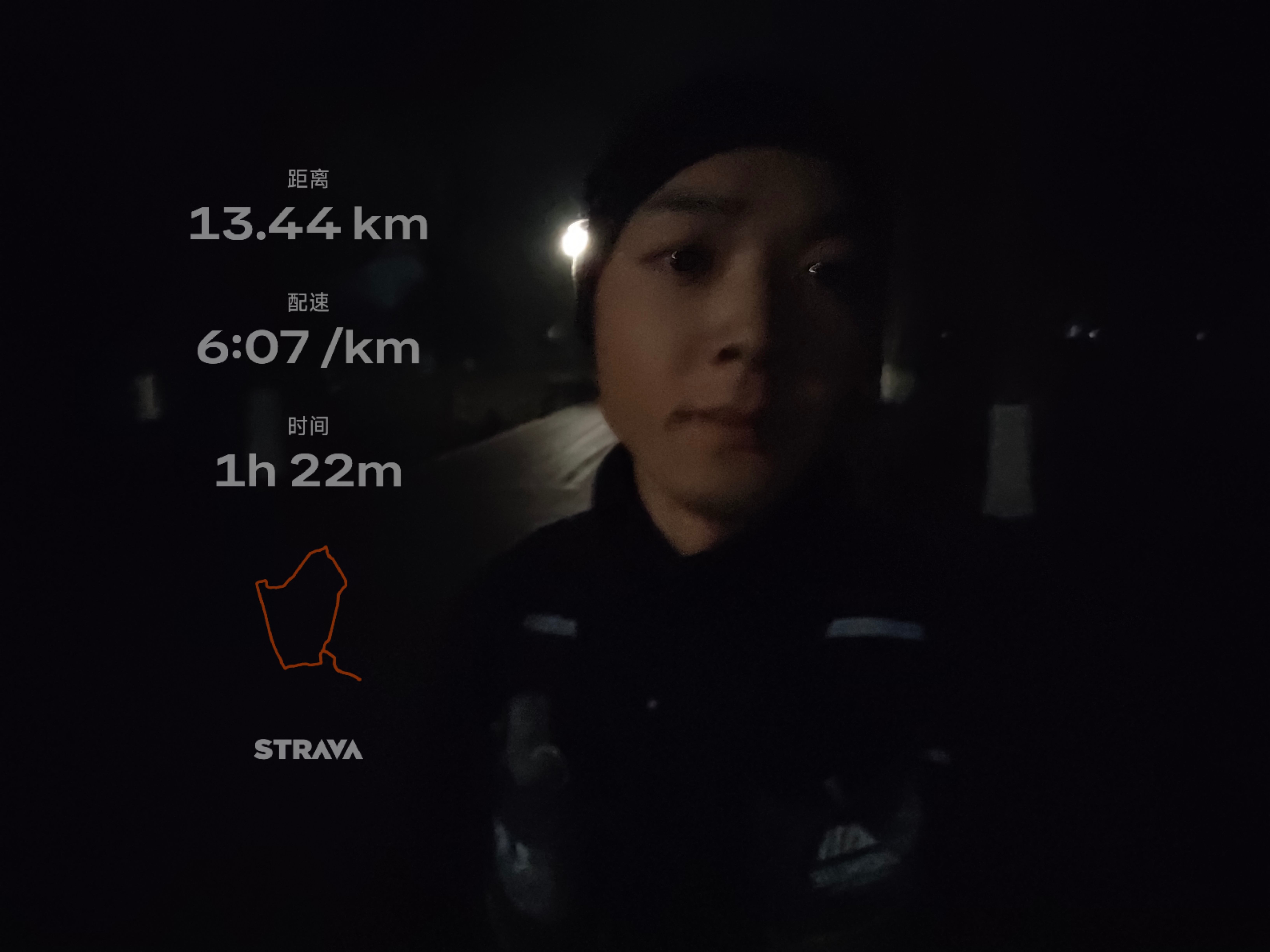 跑步的第二天,差点破六